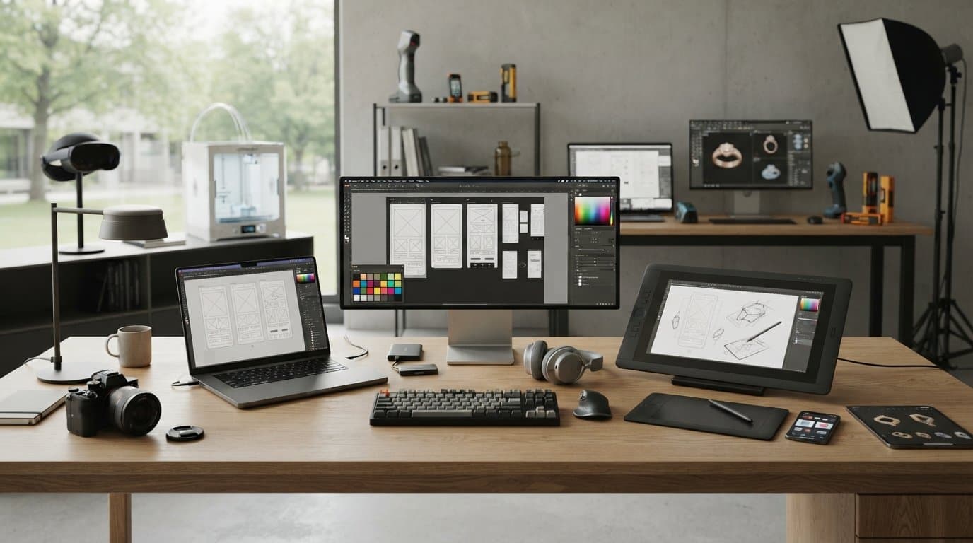 Design devices in workspace