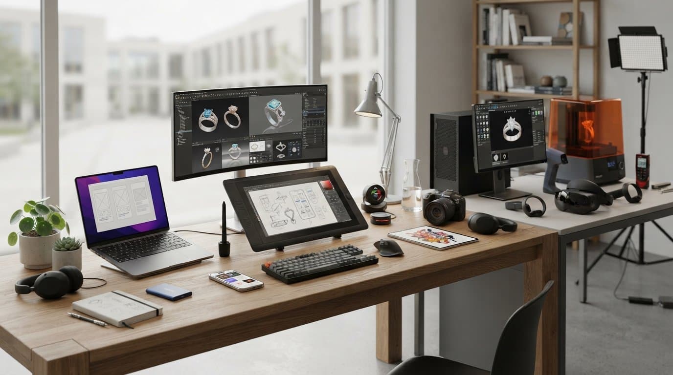 Multiple devices in the CAD lab