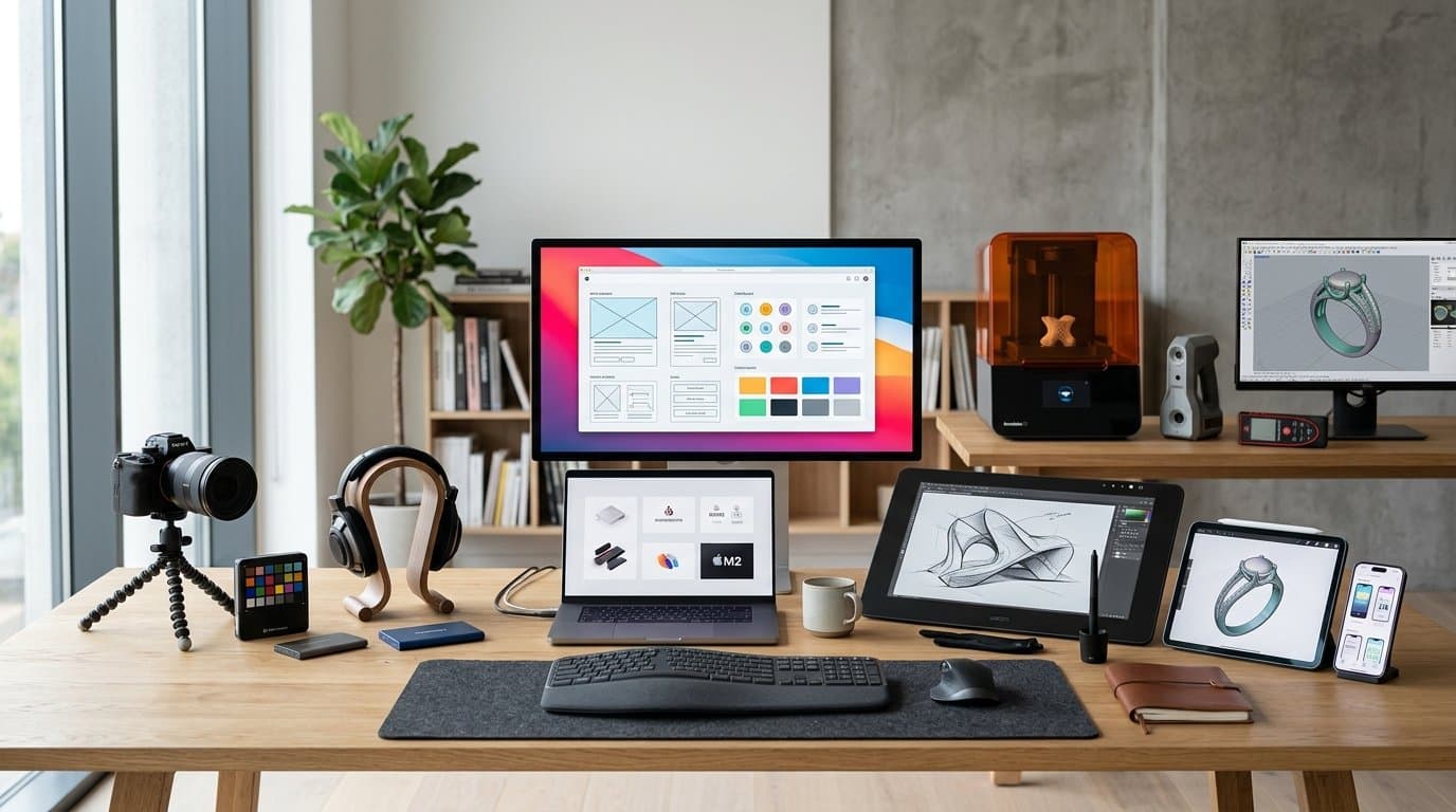 Design tools on the desk